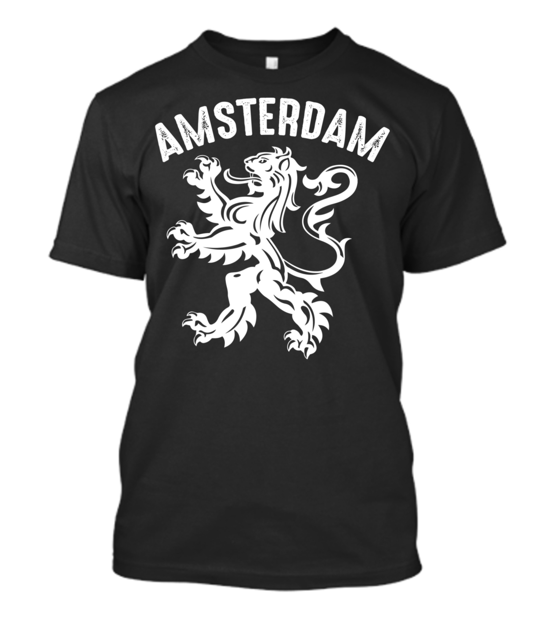 Amsterdam Lion Crest Holland Tourist Souvenir Dutch T-Shirt