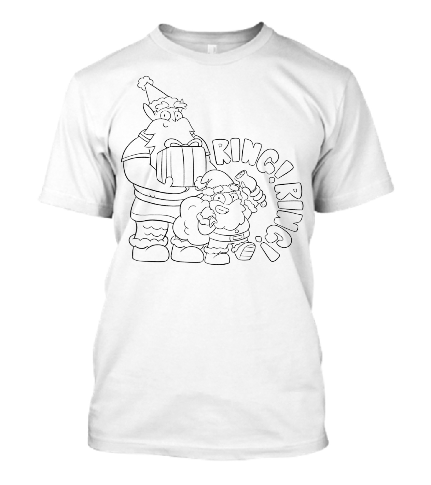 Christmas Viking Ring Ring T-Shirt