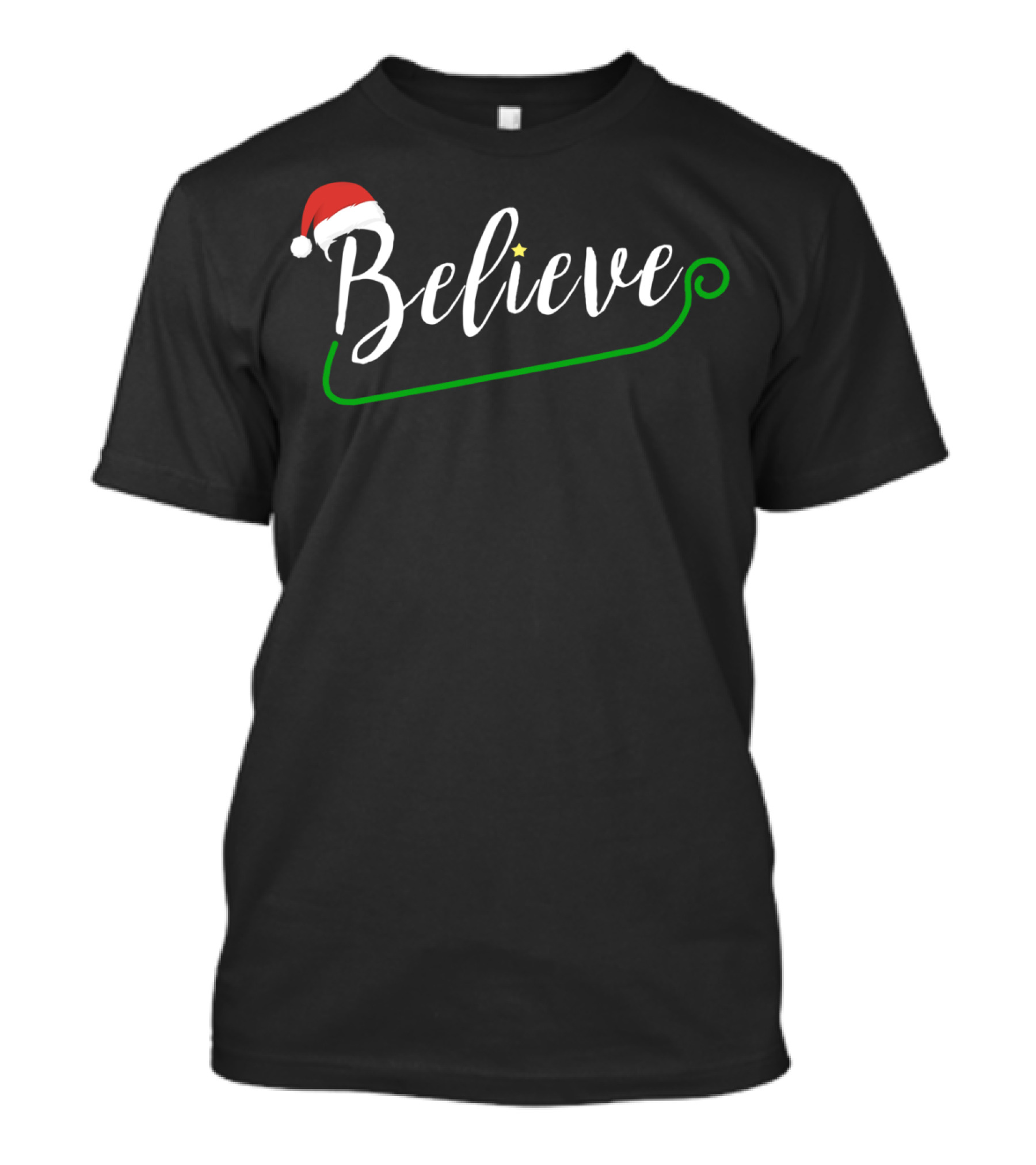 Believe Christmas Polar Express Funny T-Shirt