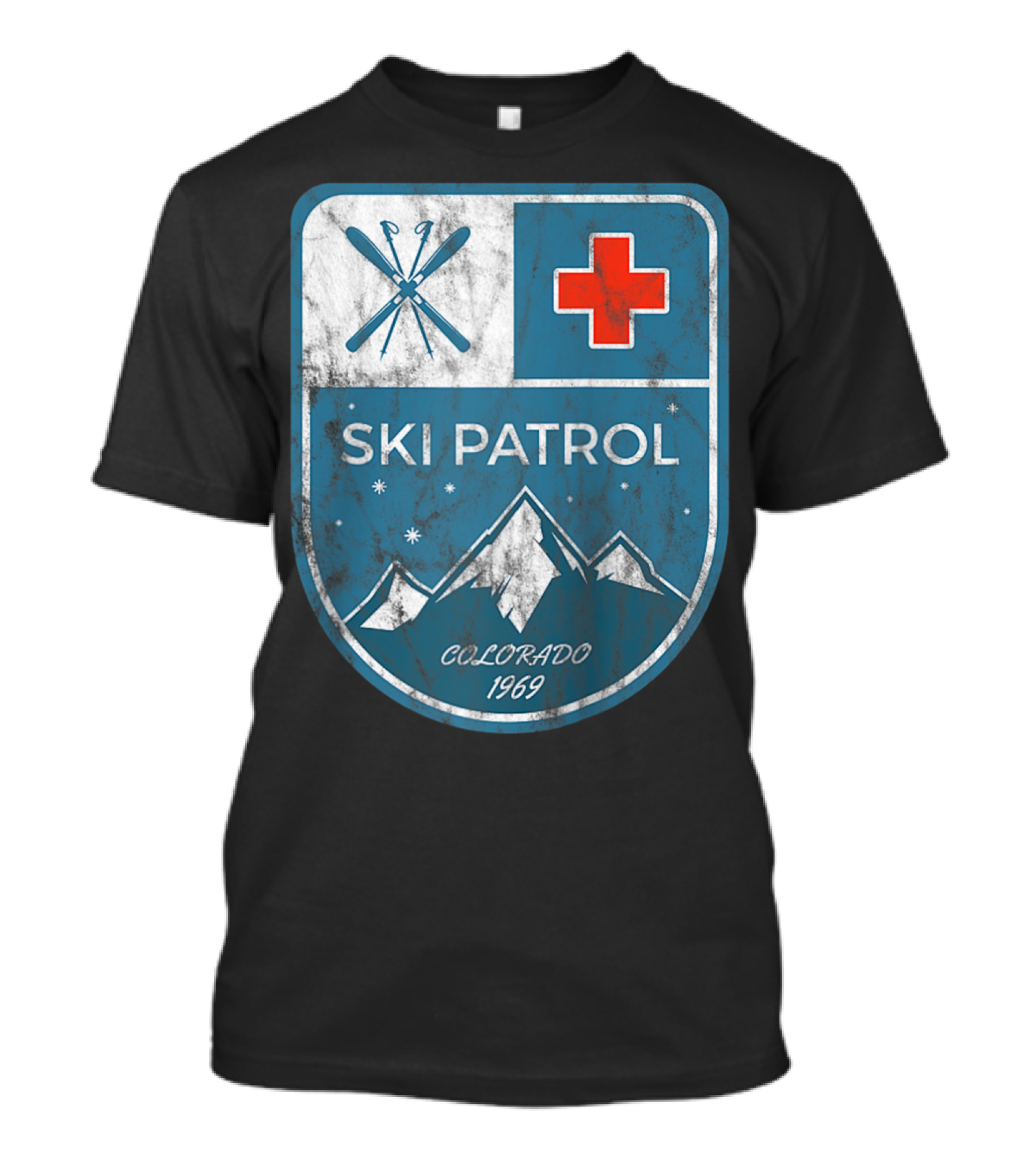 Ski Patrol Colorado 1969 Vintage T-Shirt
