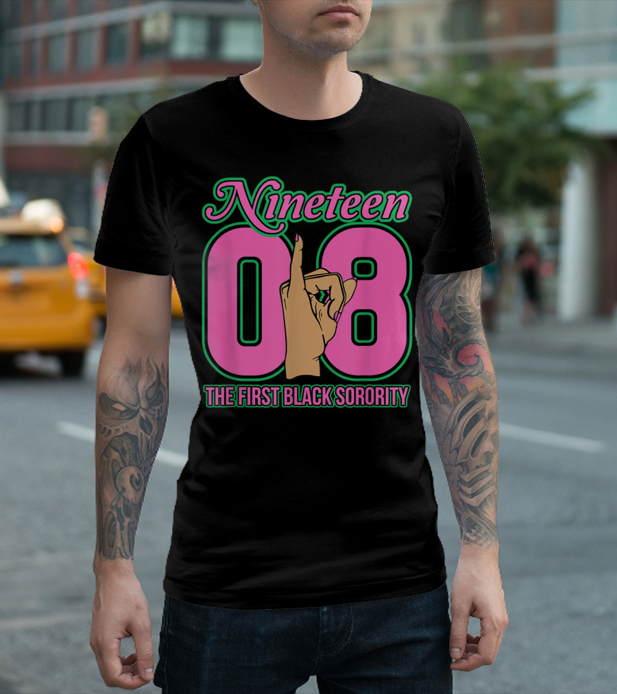 Nineteen 08 The First Black Sorority T-Shirt