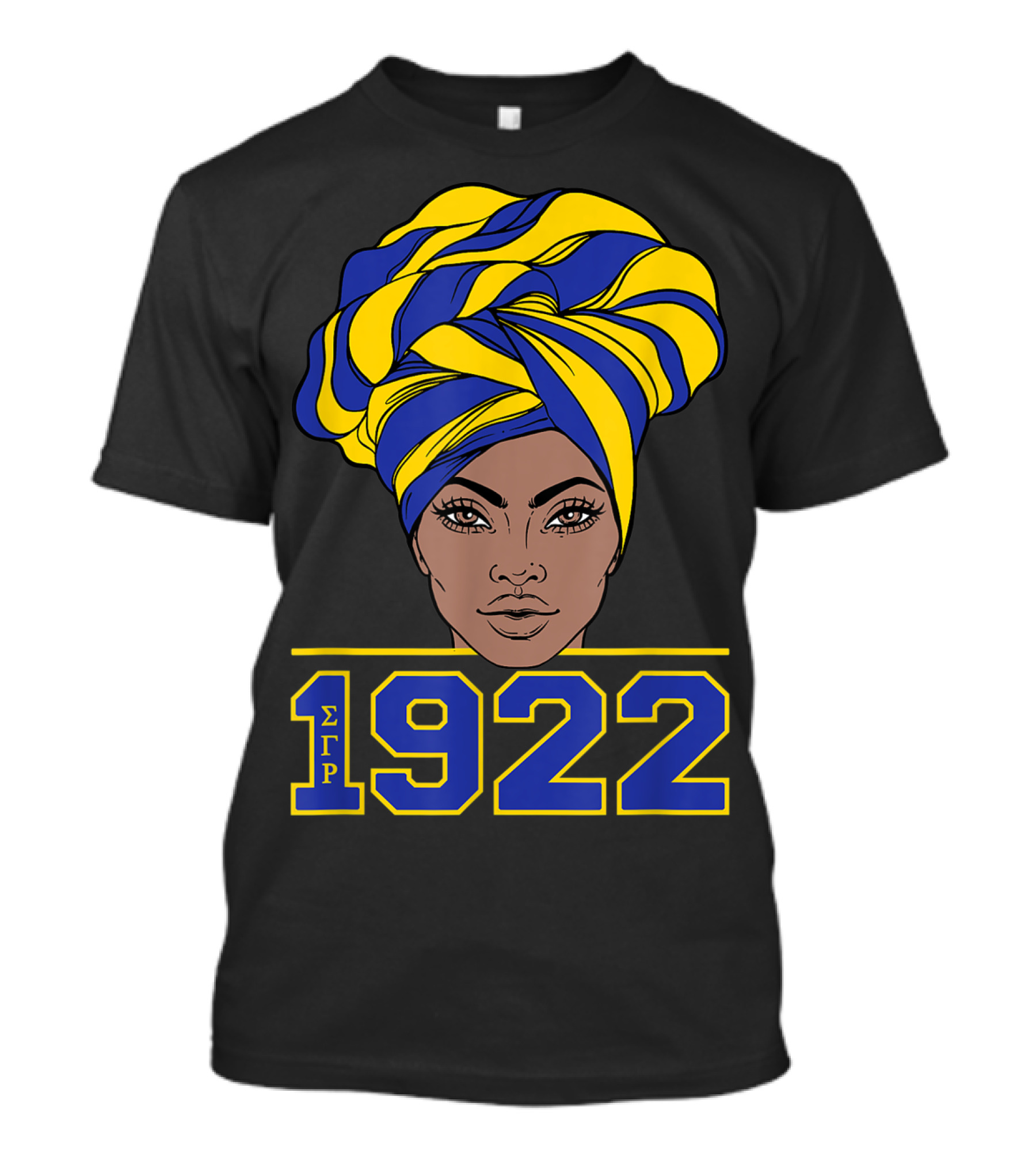 African Sigma Gamma Rho 1922 Pretty Girl Hair T-Shirt