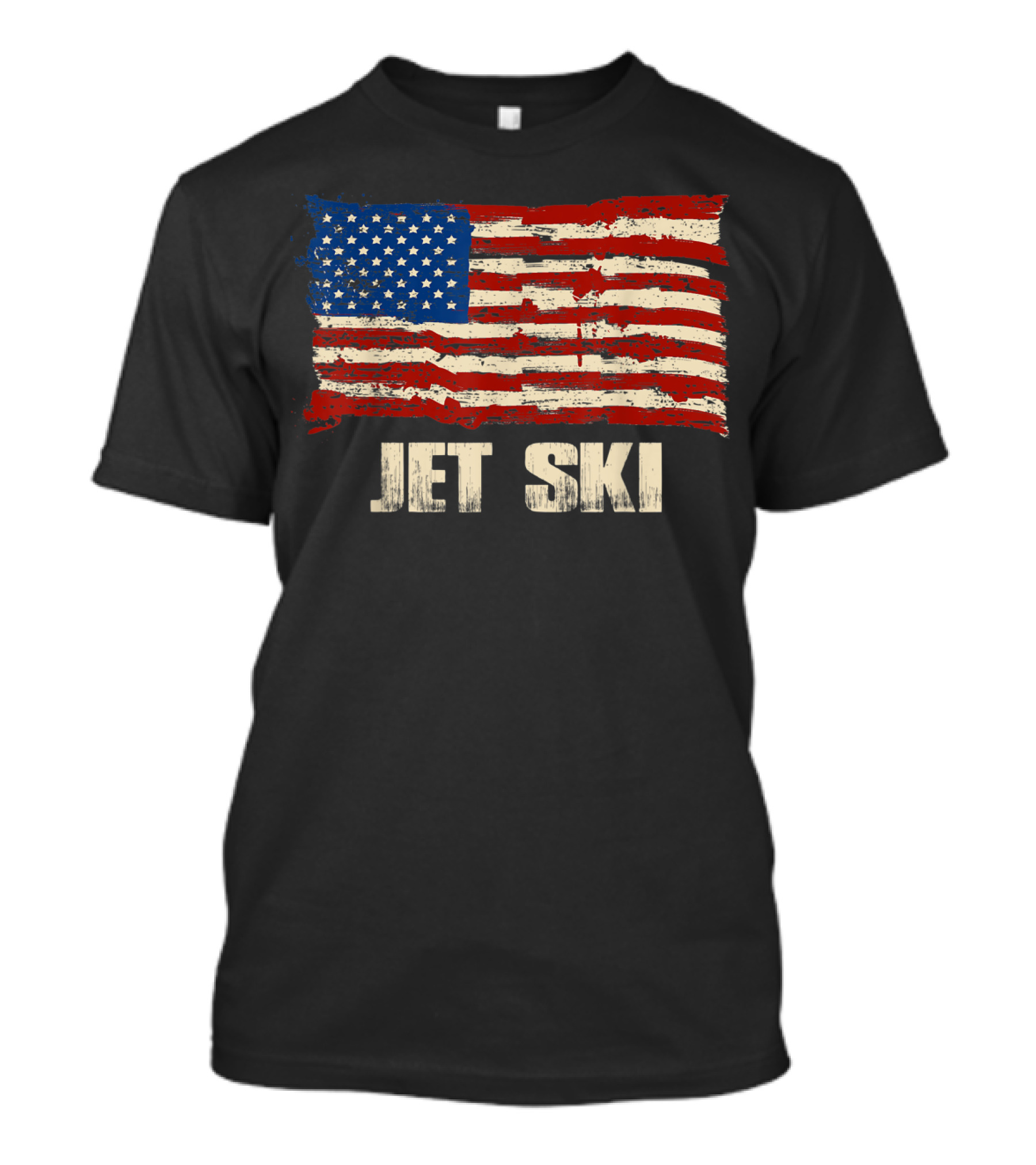 American Flag Jet Ski Patriotic USA T-Shirt