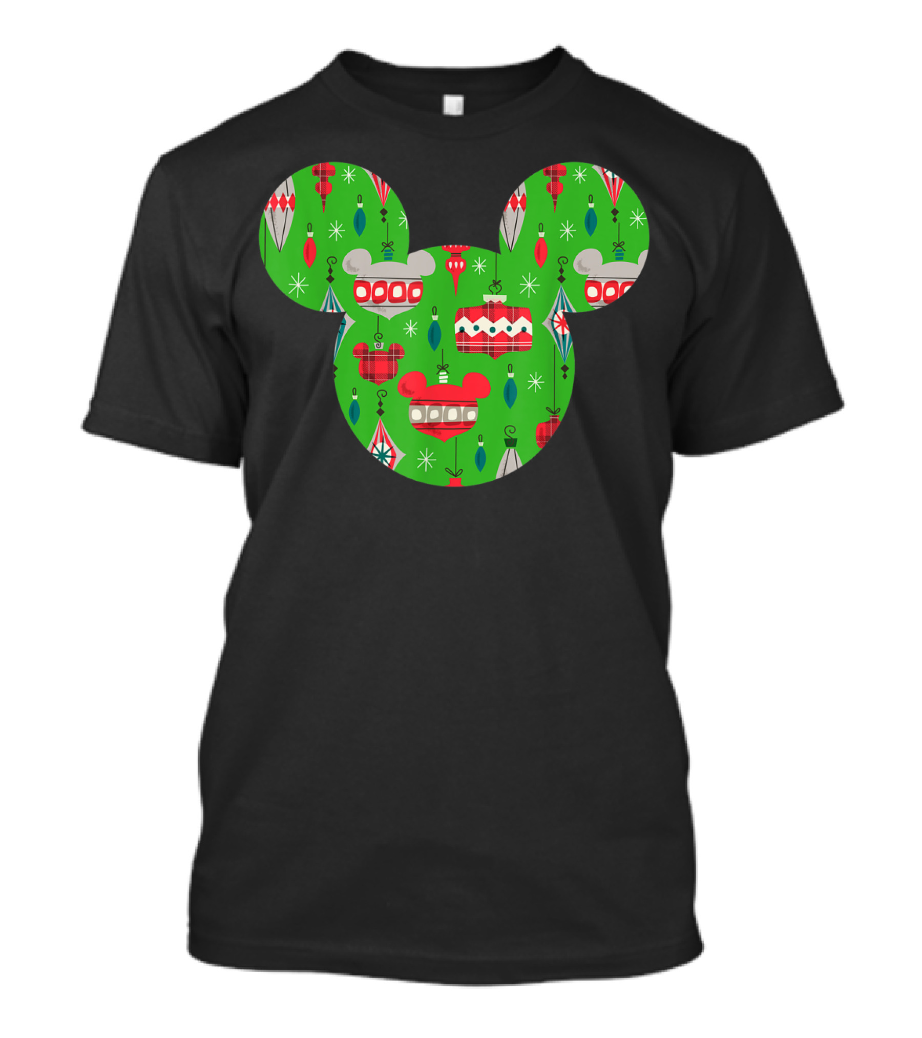 Disney Mickey Mouse Christmas Ornaments Holiday T-Shirt