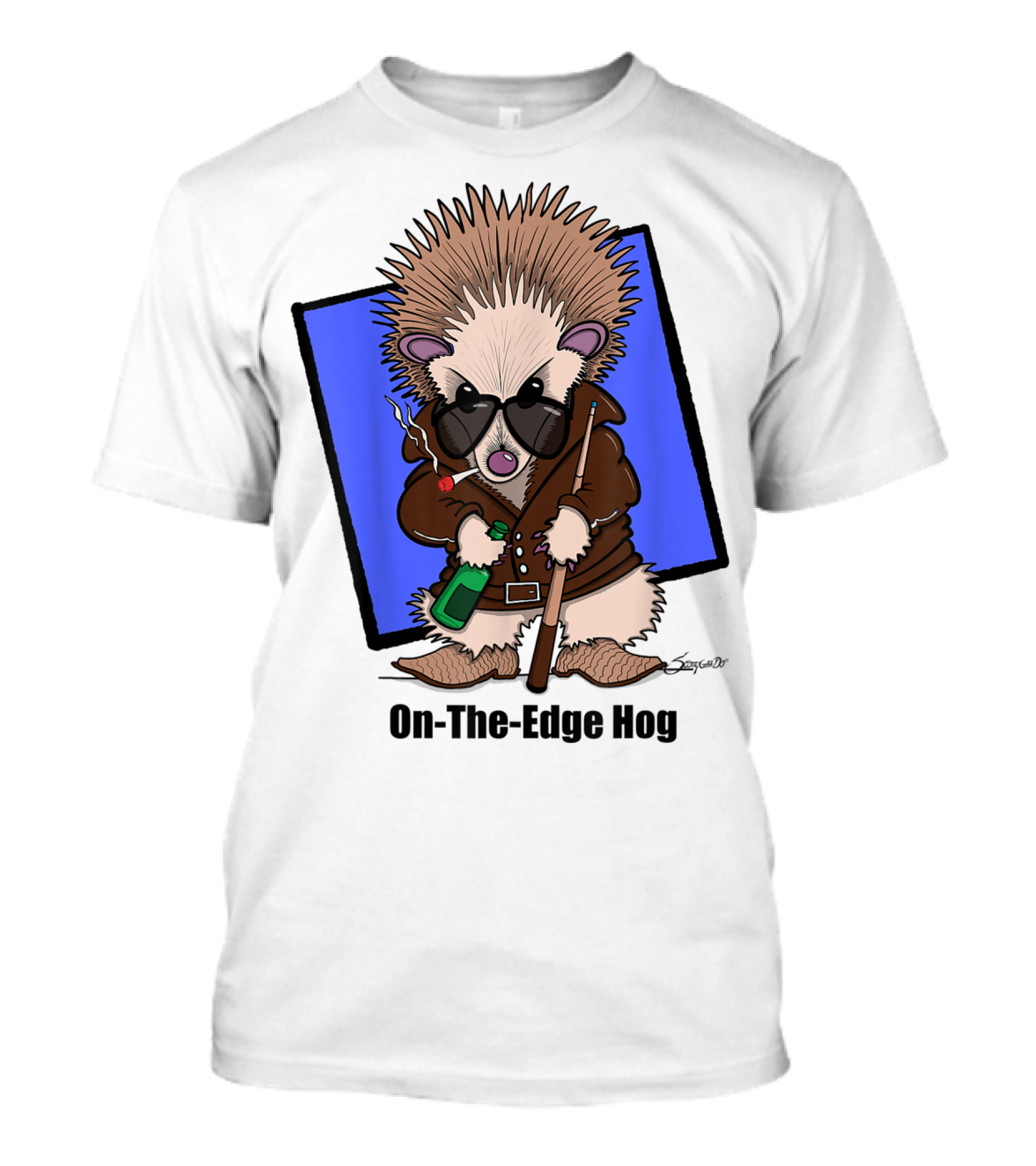 On-The-Edge Hog Hedgehog A Great For Everyone Who Loves T-Shirt