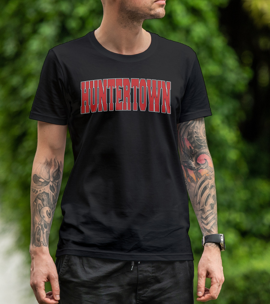 Huntertown Indiana Varsity Style USA Retro Sports T-Shirt