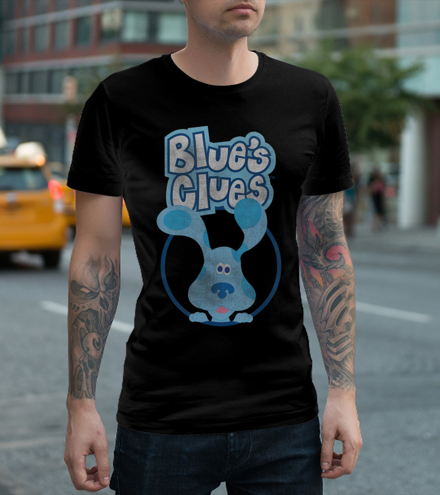 Blue's Clues Blue Dog Circle T-Shirt