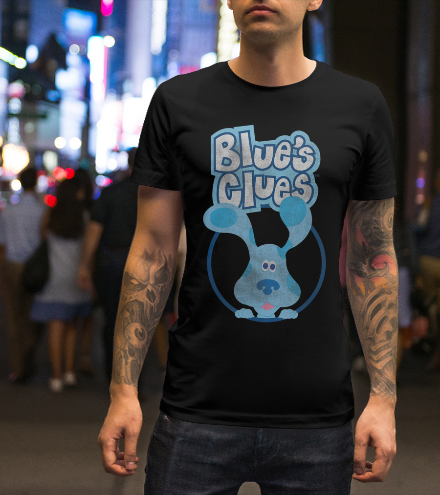 Blue's Clues Blue Dog Circle T-Shirt