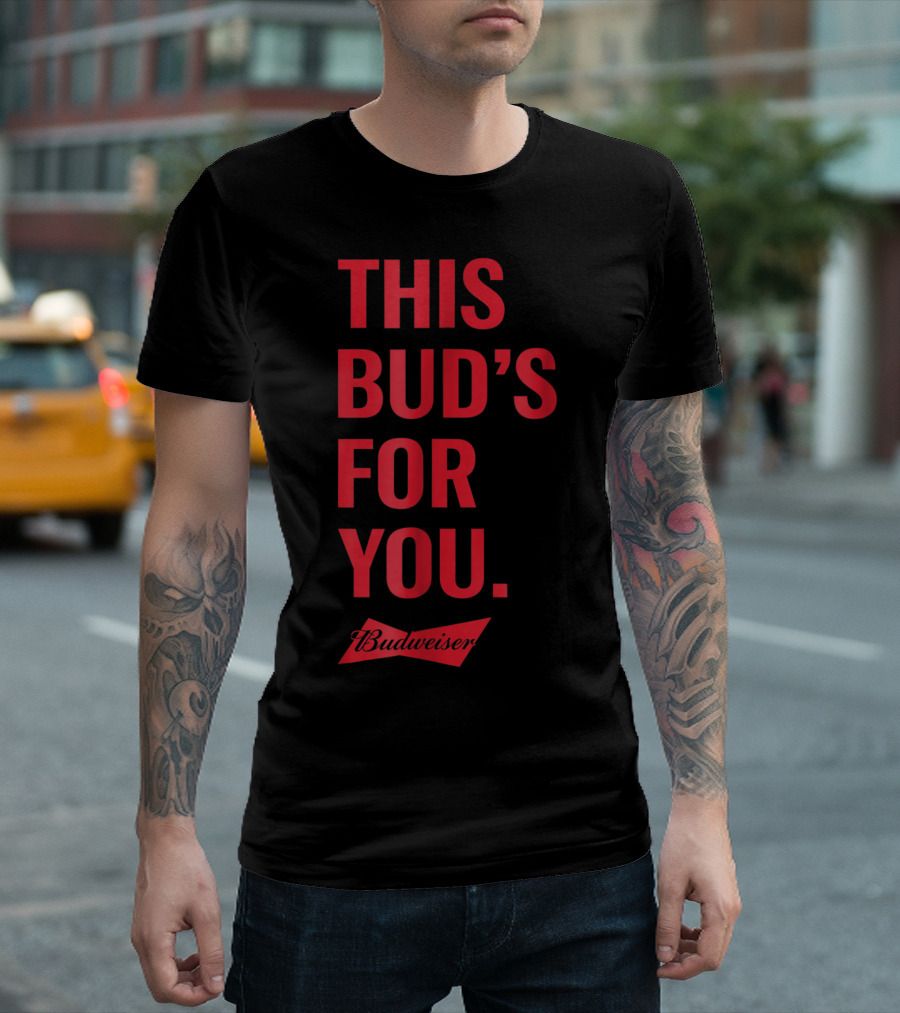 Budweiser This Bud's For You Red T-Shirt