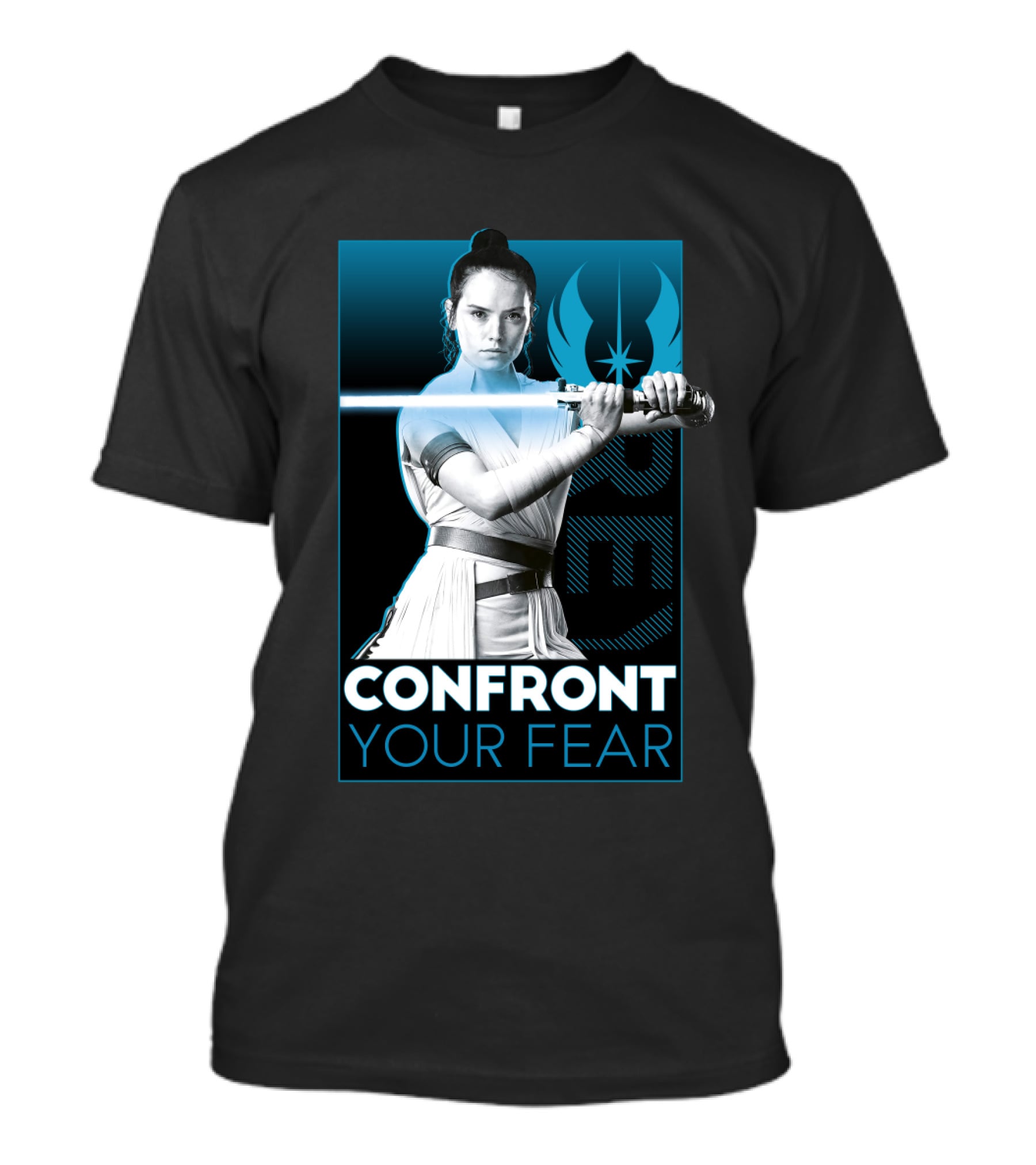 Star Wars Rey Confront Your Fear T-Shirt