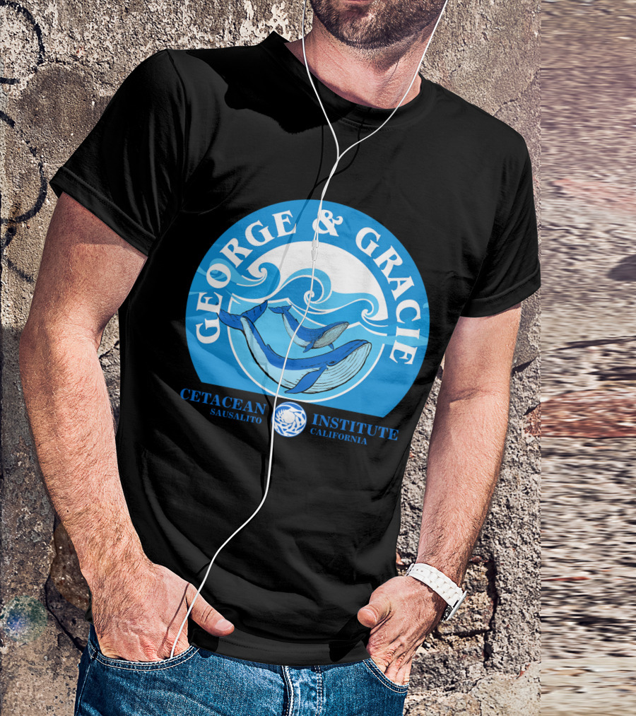 Star Trek George And Gracie Cetacean Institute Sausalito California T-Shirt