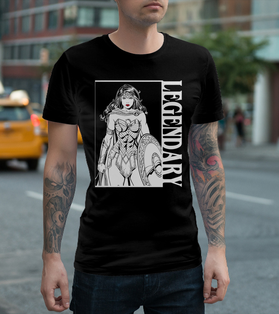 Wonder Woman Legendary Heroic Warrior T-Shirt