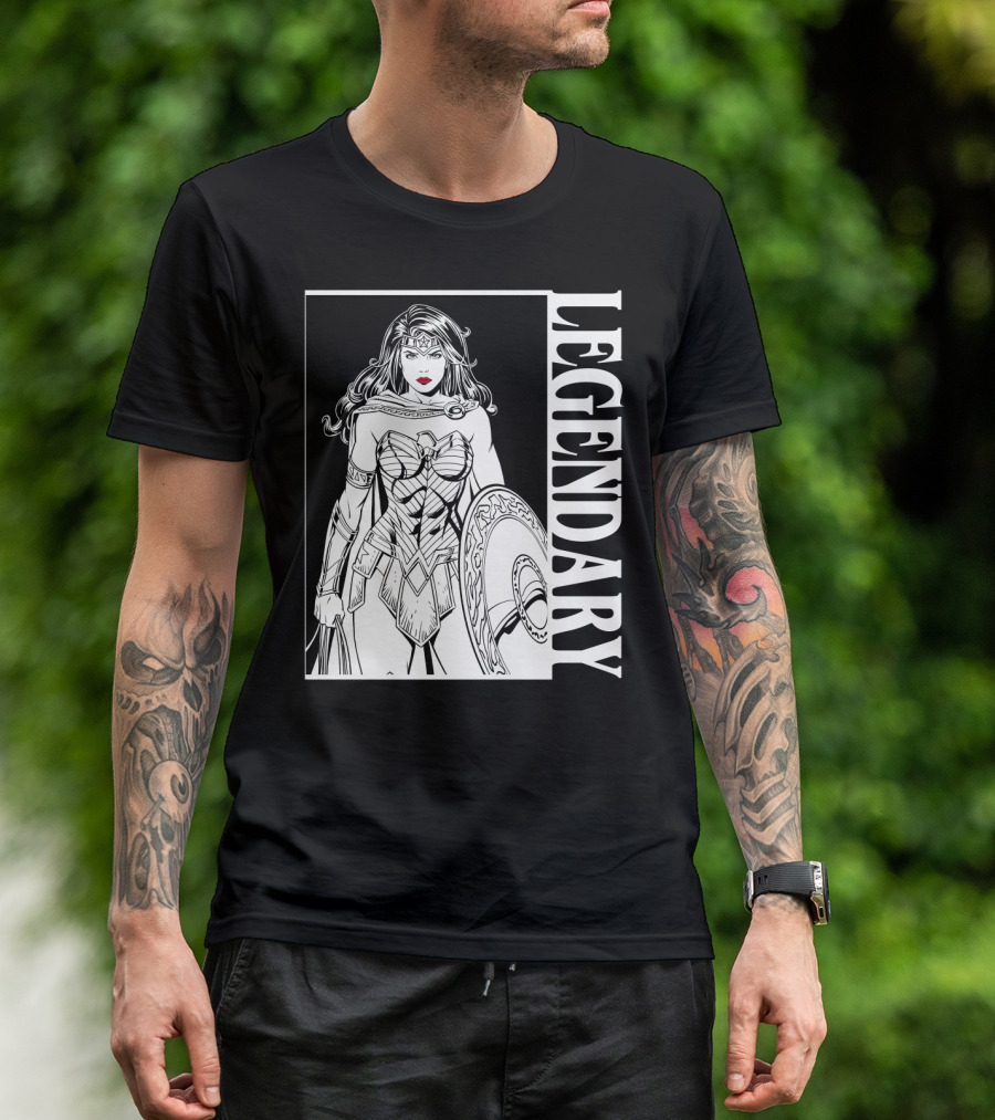 Wonder Woman Legendary Heroic Warrior T-Shirt