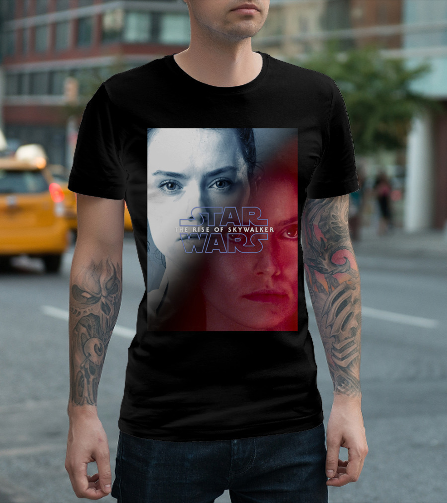 Star Wars The Rise Of Skywalker Rey Light And Dark T-Shirt