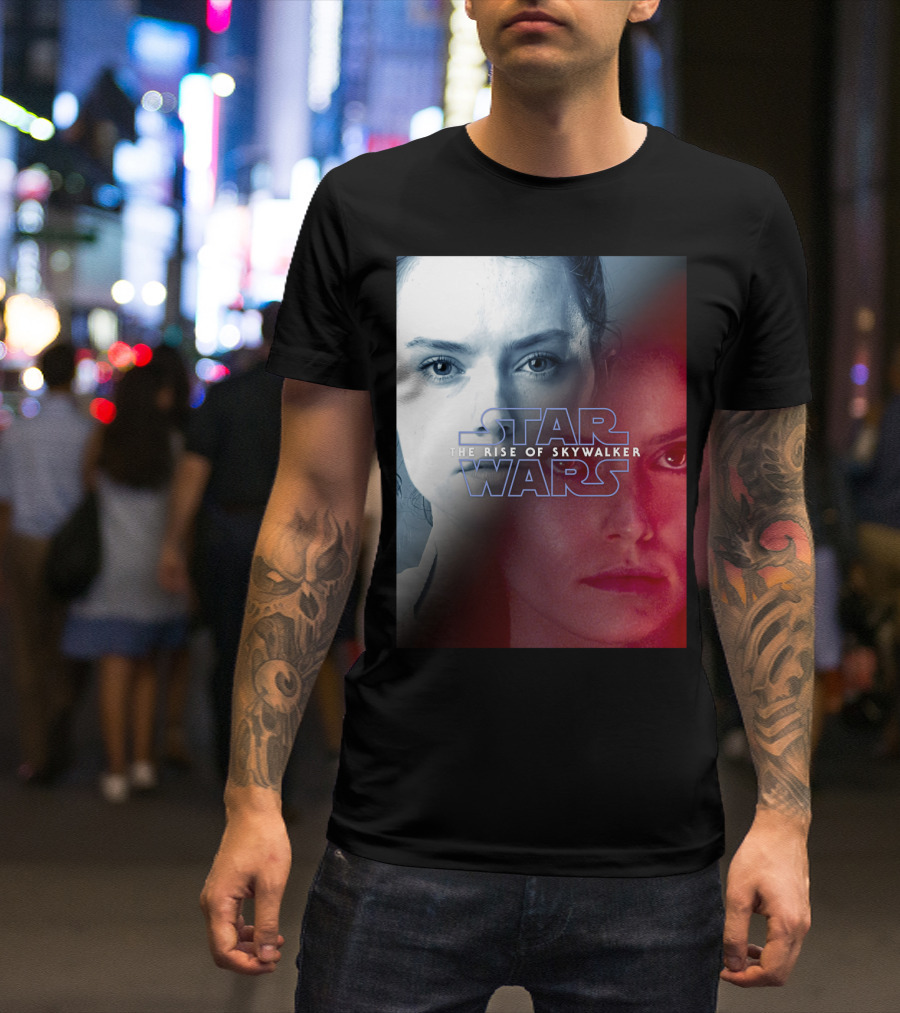 Star Wars The Rise Of Skywalker Rey Light And Dark T-Shirt