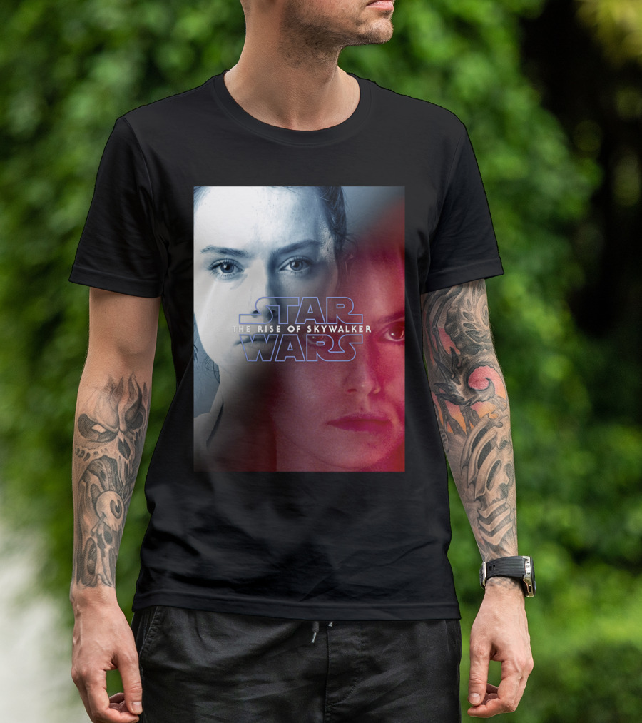 Star Wars The Rise Of Skywalker Rey Light And Dark T-Shirt