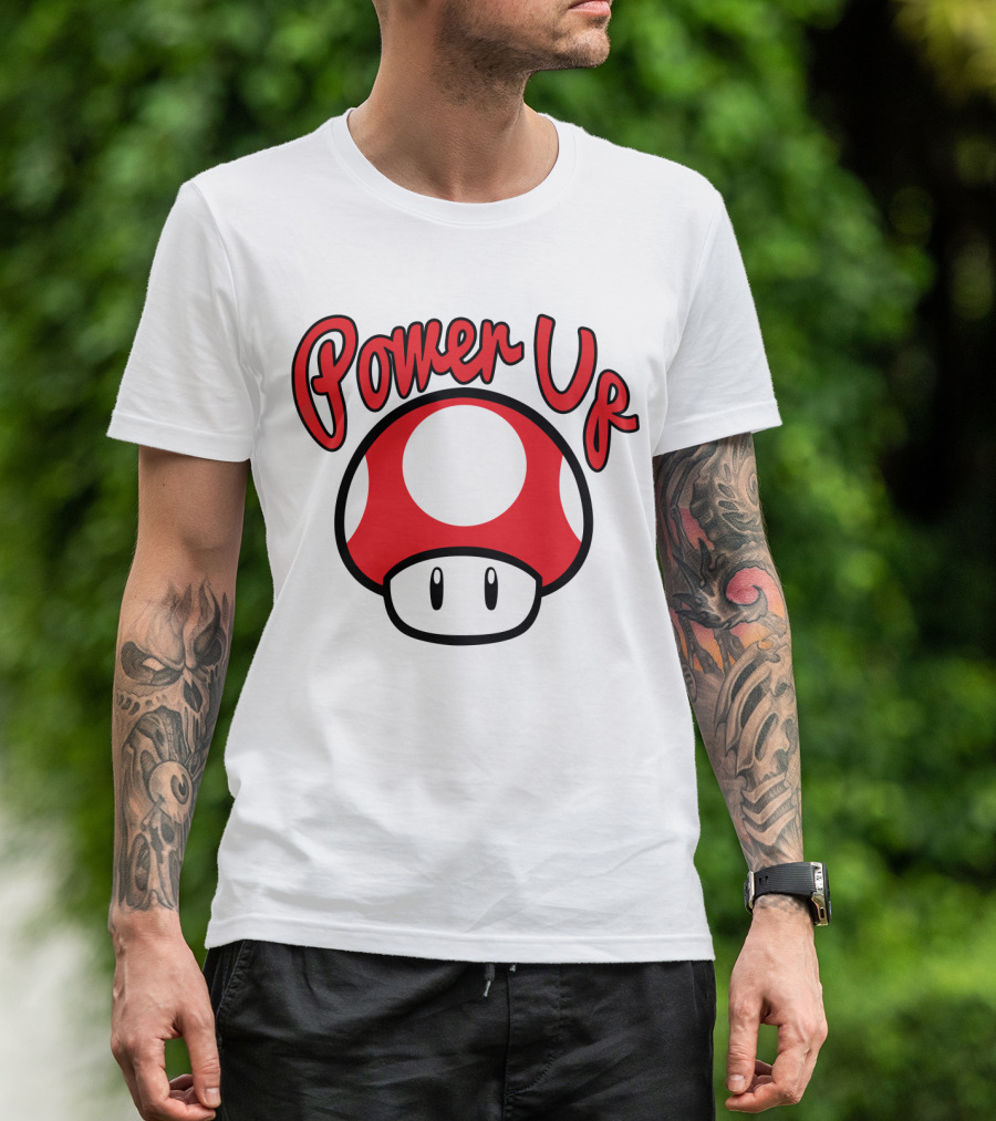 Super Mario Power Up Mushroom T-Shirt