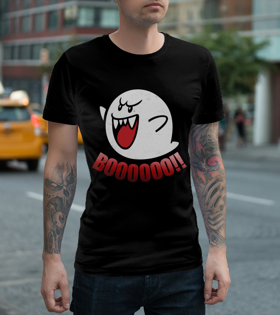 Super Mario Boo Ghost Booooo T-Shirt