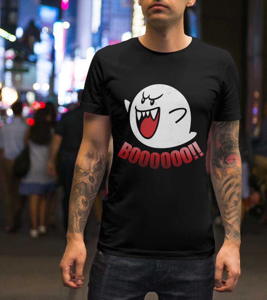 Super Mario Boo Ghost Booooo T-Shirt