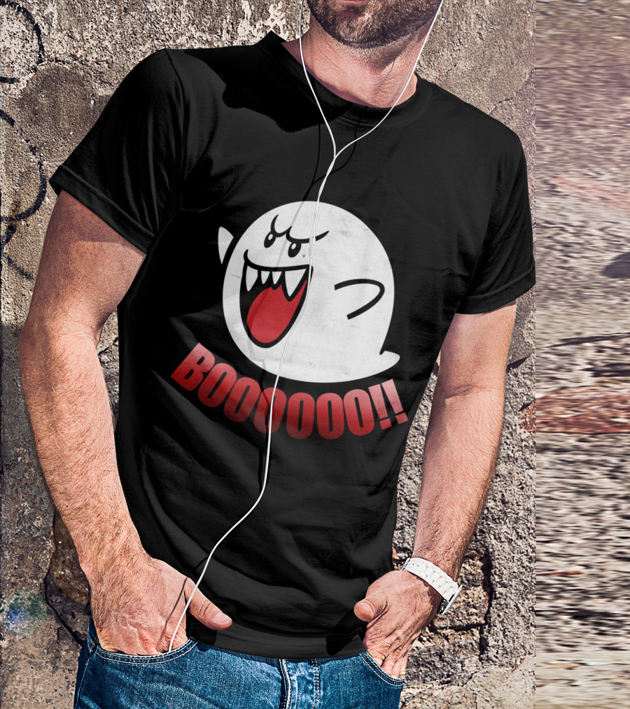 Super Mario Boo Ghost Booooo T-Shirt