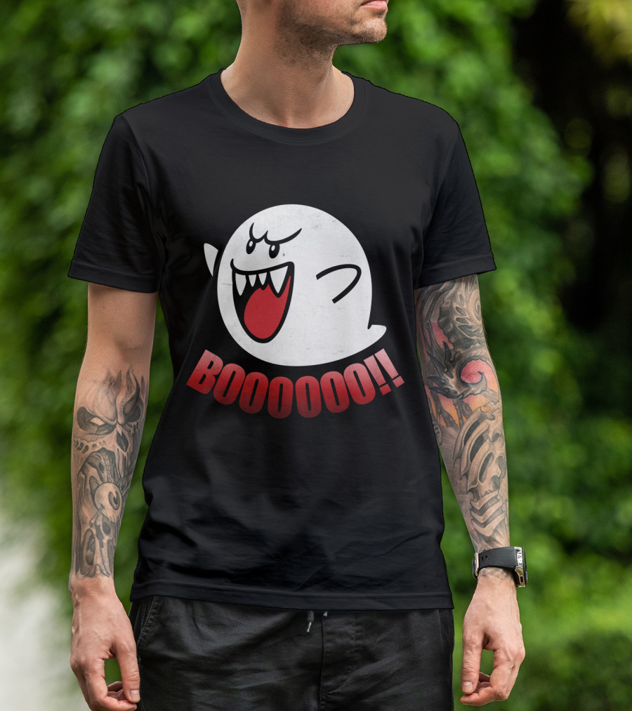 Super Mario Boo Ghost Booooo T-Shirt
