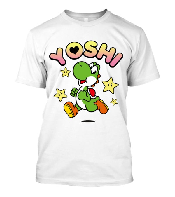 Yoshi Starry Adventure With Heart T-Shirt