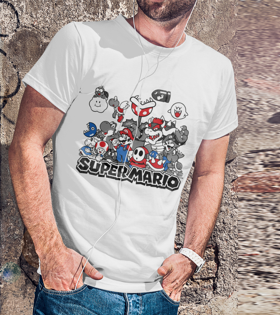 Super Mario Characters Compilation T-Shirt
