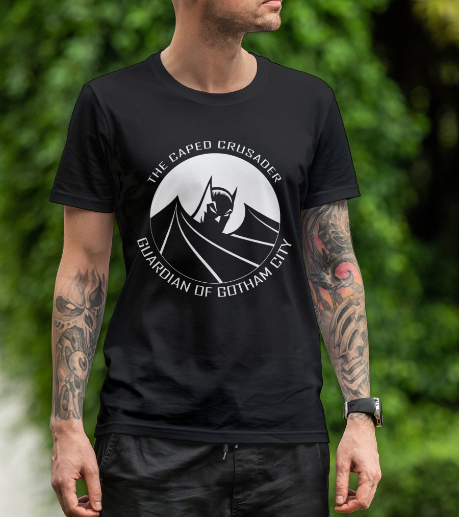 The Caped Crusader Guardian Of Gotham City Batman DC Comics T-Shirt