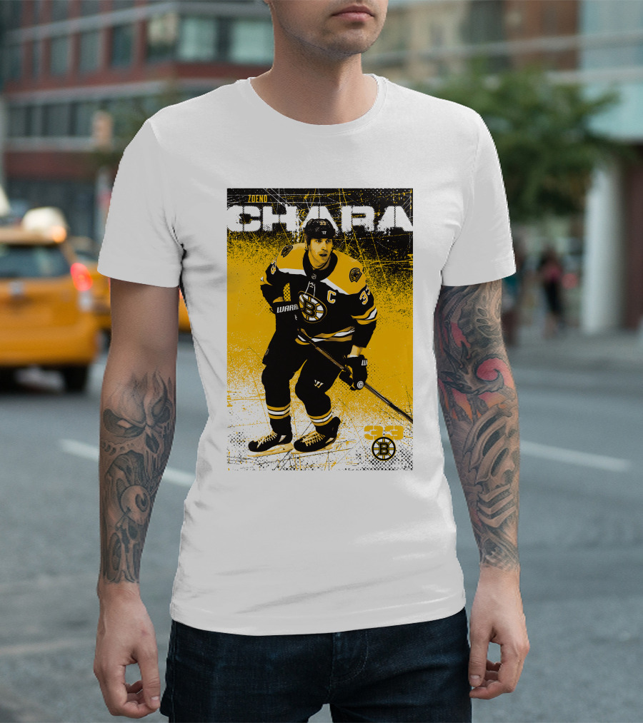 Zdeno Chara Boston Bruins 33 Hockey Captain T-Shirt