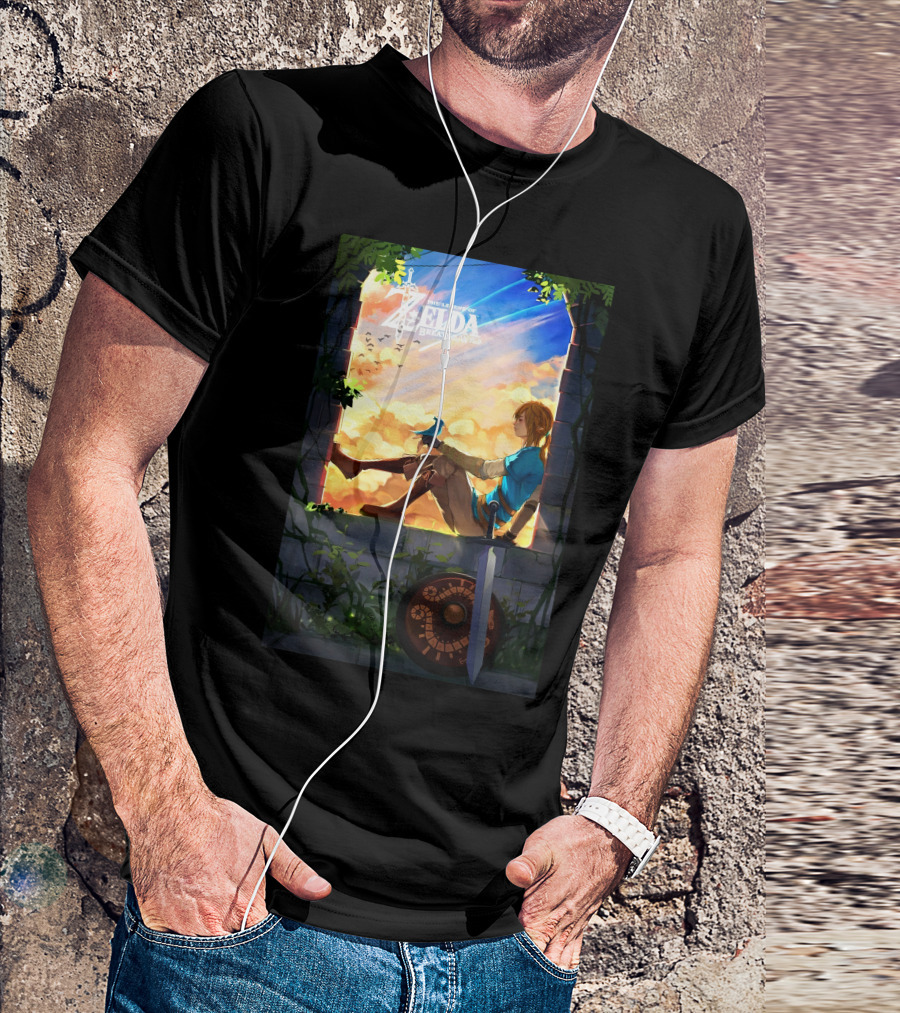 The Legend Of Zelda Breath Of The Wild Heroic Reflection T-Shirt