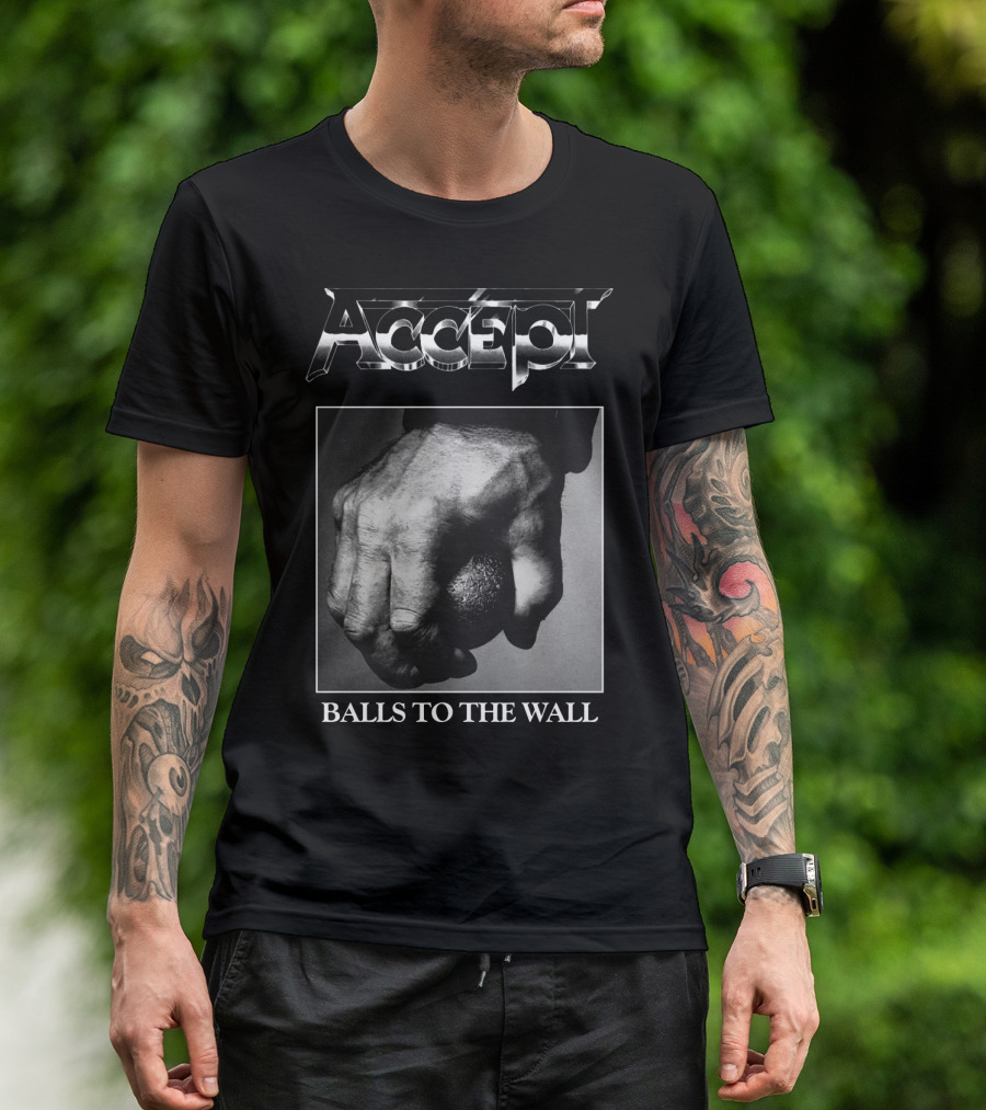 Accept Balls To The Wall Album Cover T-Shirt
