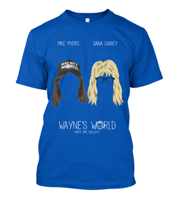 Wayne's World Mike Myers Dana Carvey Party Time Excellent T-Shirt