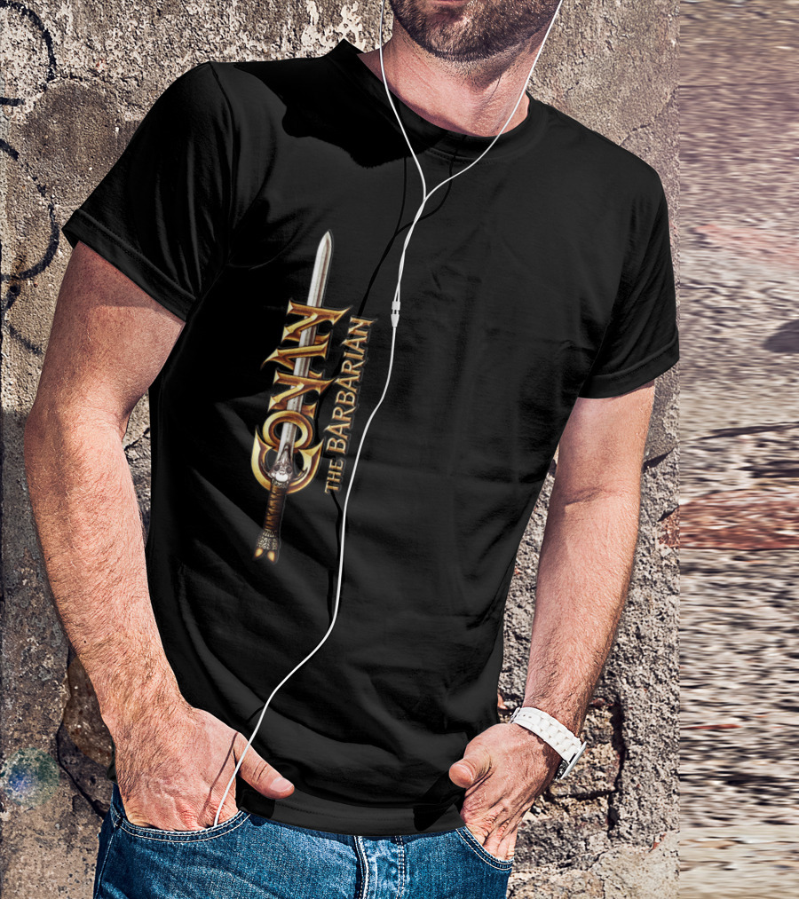 Conan The Barbarian Sword Logo CB 036 T-Shirt