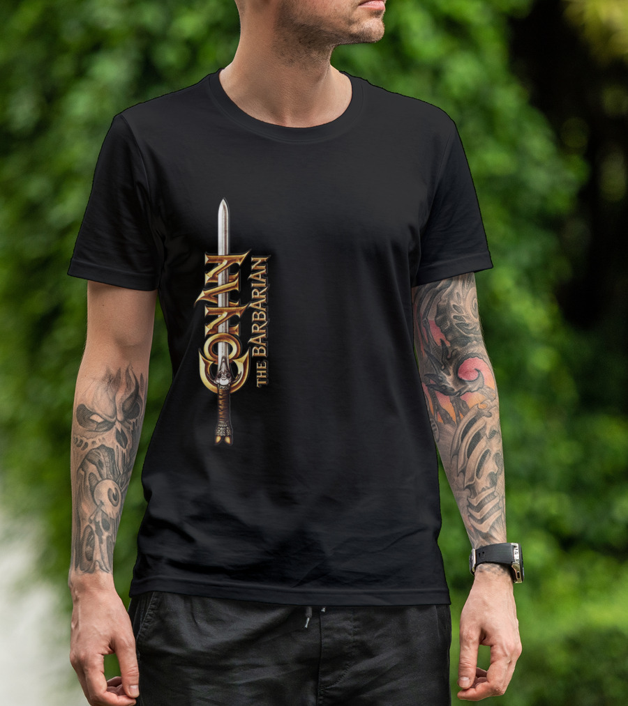 Conan The Barbarian Sword Logo CB 036 T-Shirt