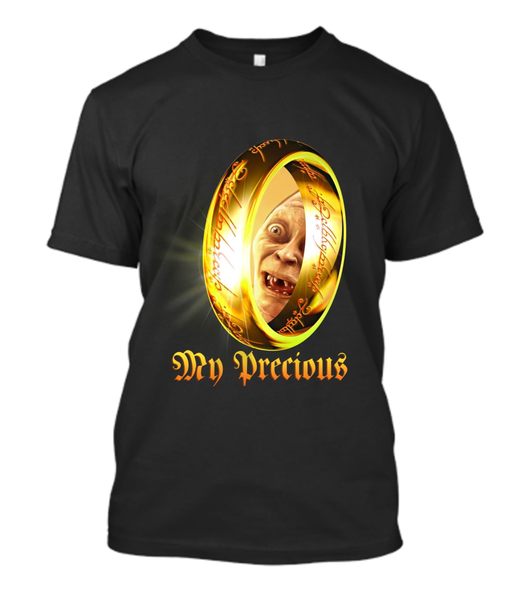 Lord Of The Rings My Precious Ring Gollum Reflection T-Shirt