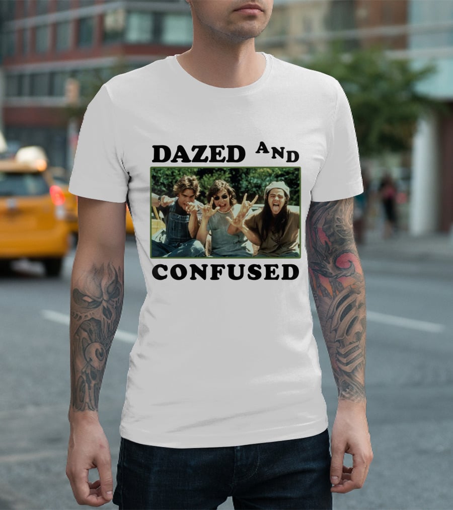 Dazed And Confused 1993 Movie Cast Rock Hands Scene T-Shirt