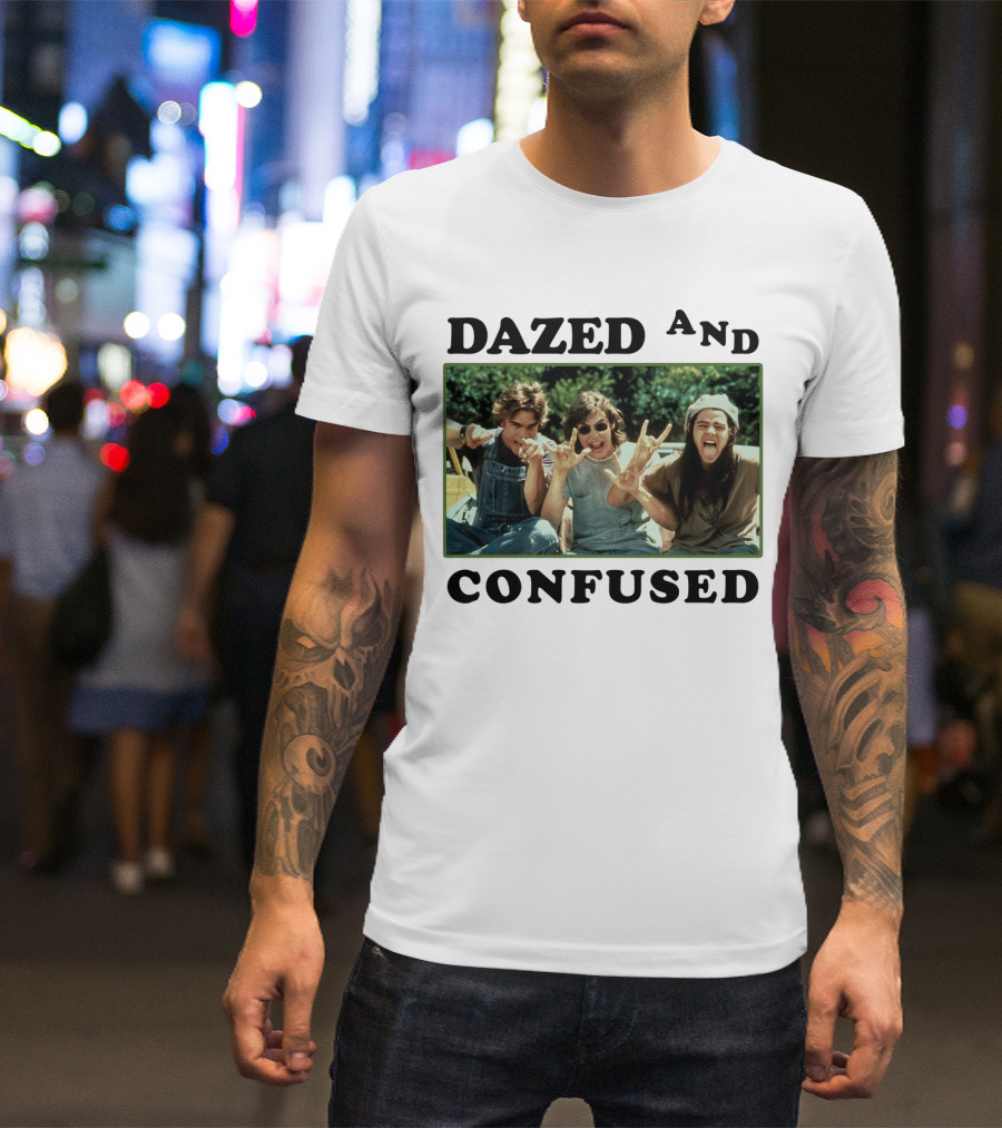 Dazed And Confused 1993 Movie Cast Rock Hands Scene T-Shirt