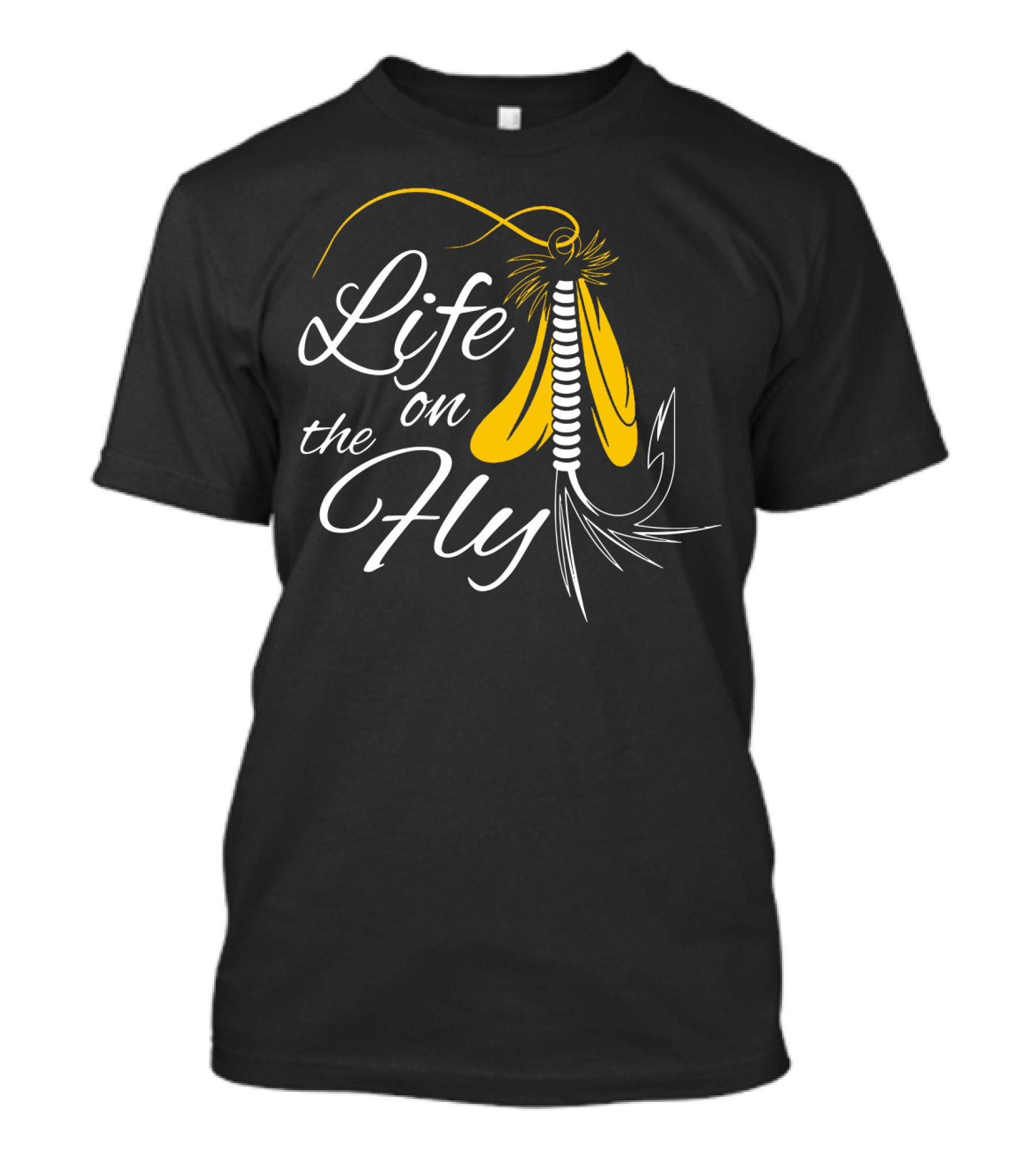 Life On The Fly Fishing Lure Adventure T-Shirt