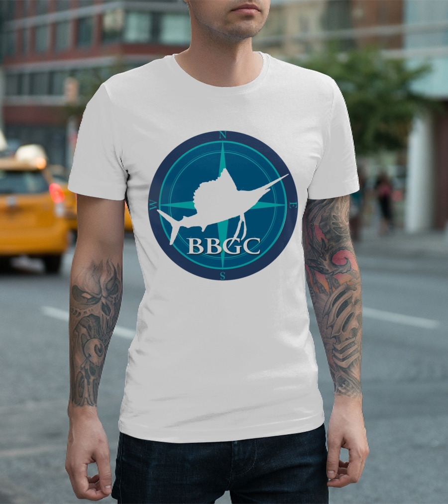 Bimini Big Game Club BBGC Sailfish Compass T-Shirt