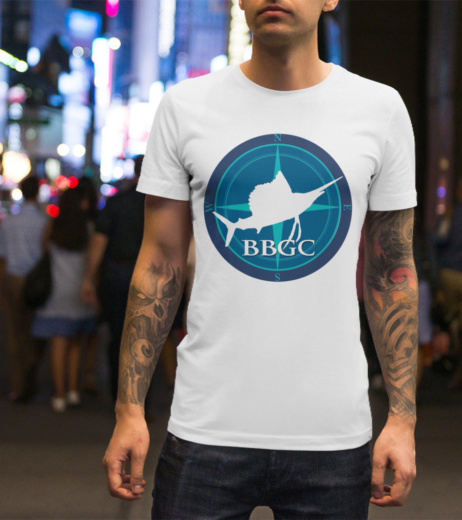 Bimini Big Game Club BBGC Sailfish Compass T-Shirt