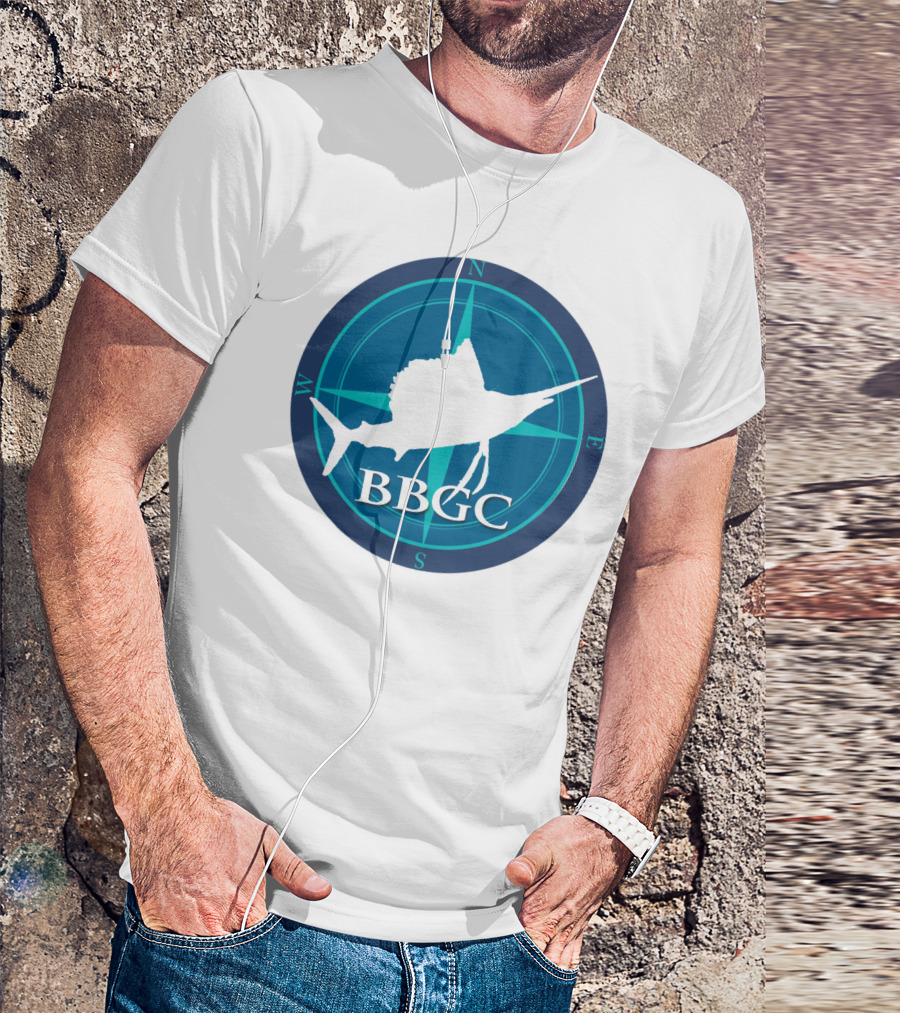 Bimini Big Game Club BBGC Sailfish Compass T-Shirt