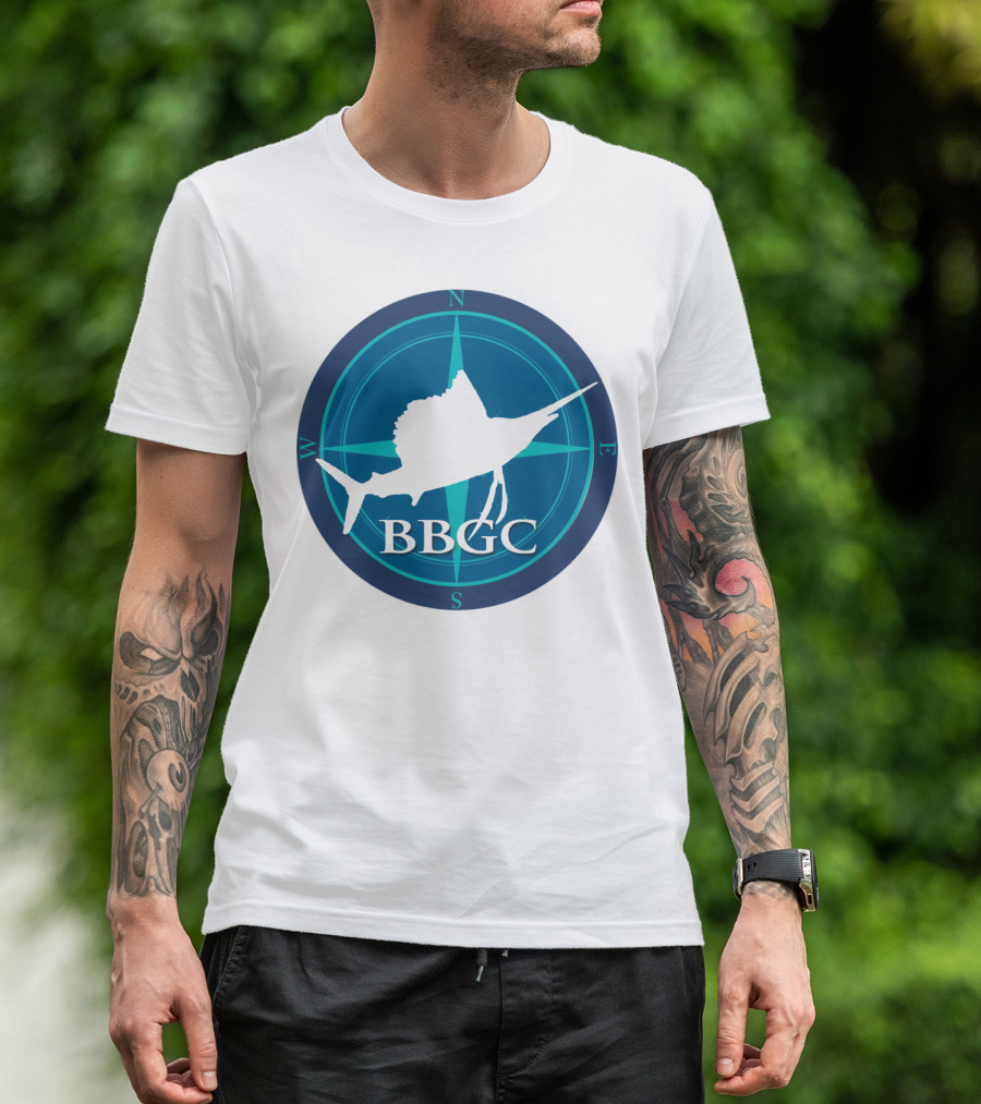 Bimini Big Game Club BBGC Sailfish Compass T-Shirt