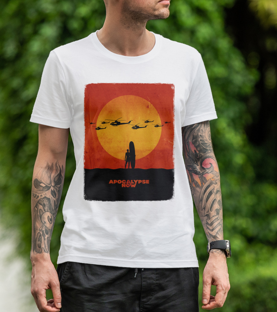 Apocalypse Now Helicopter Sunset Scene T-Shirt