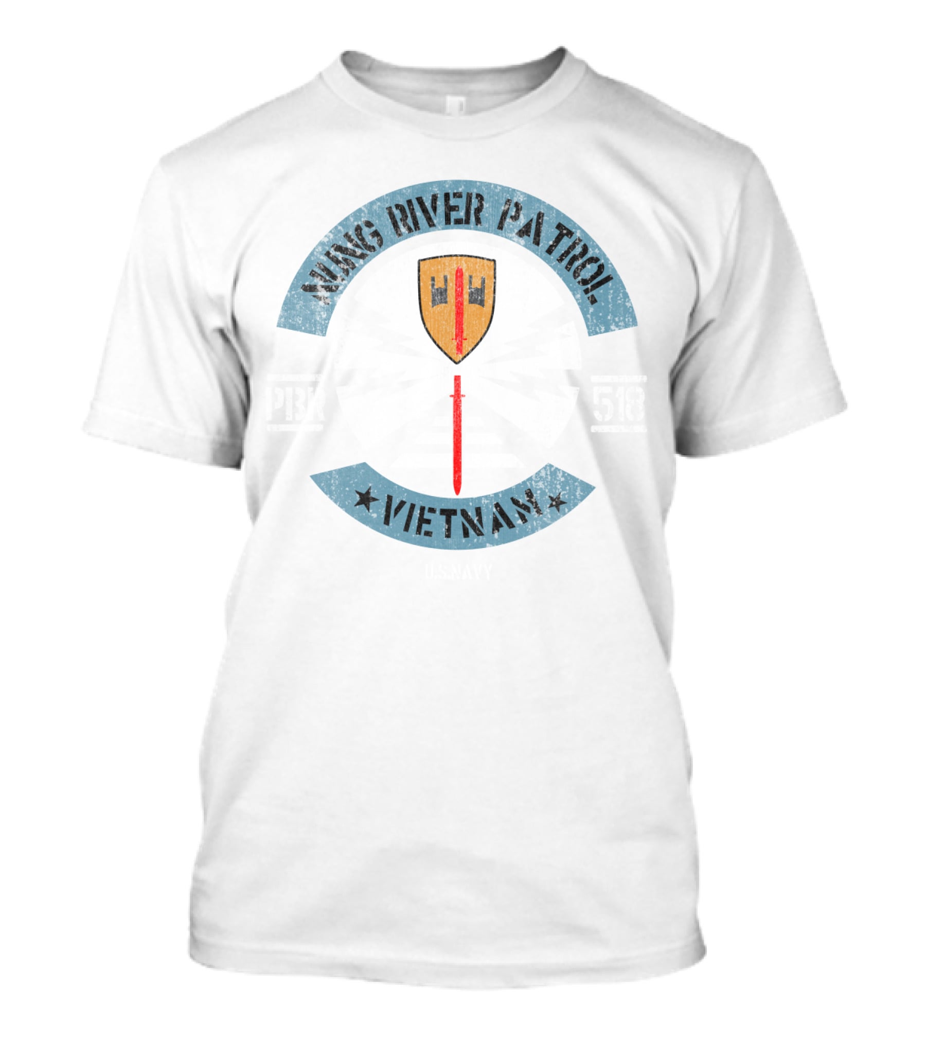 Apocalypse Now Nung River Patrol Vietnam Shield T-Shirt