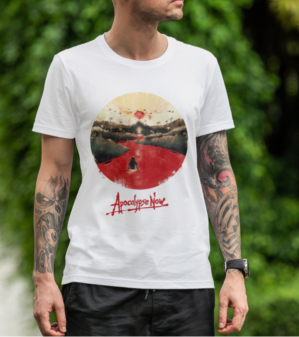 15 Helicopters Jungle River Apocalypse Now T-Shirt
