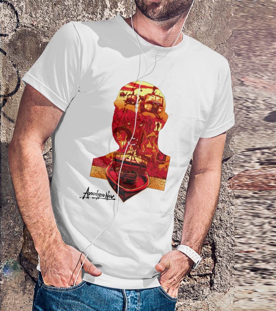 Apocalypse Now Graphic With Helicopters And Boat T-Shirt
