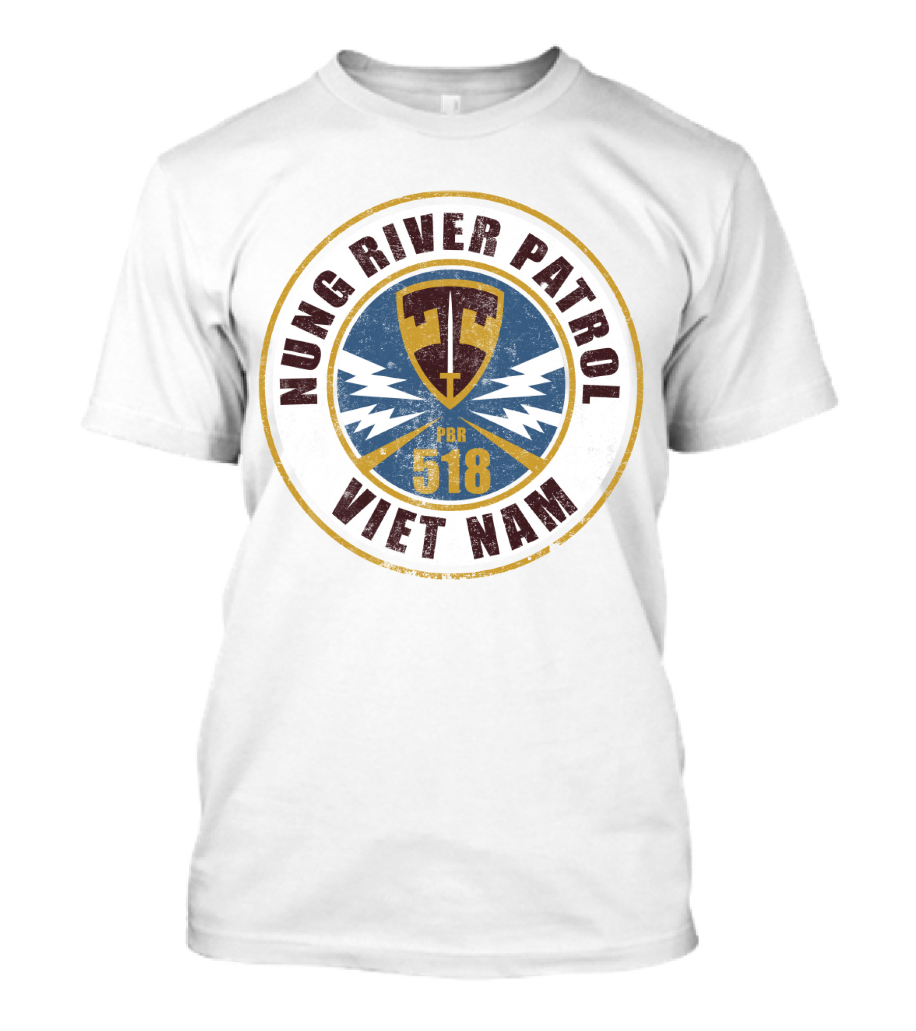 Nung River Patrol Viet Nam PBR 518 Apocalypse Now T-Shirt