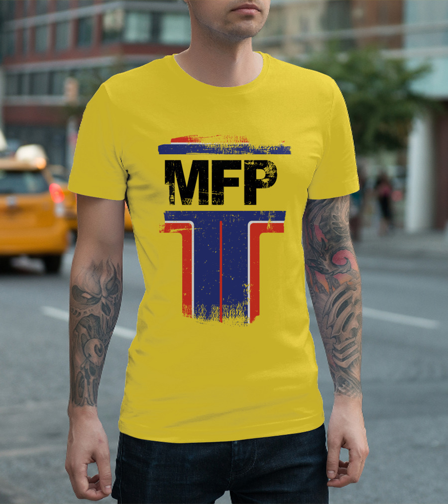 Mad Max MFP Main Force Patrol Vintage Logo Ao Vang T-Shirt