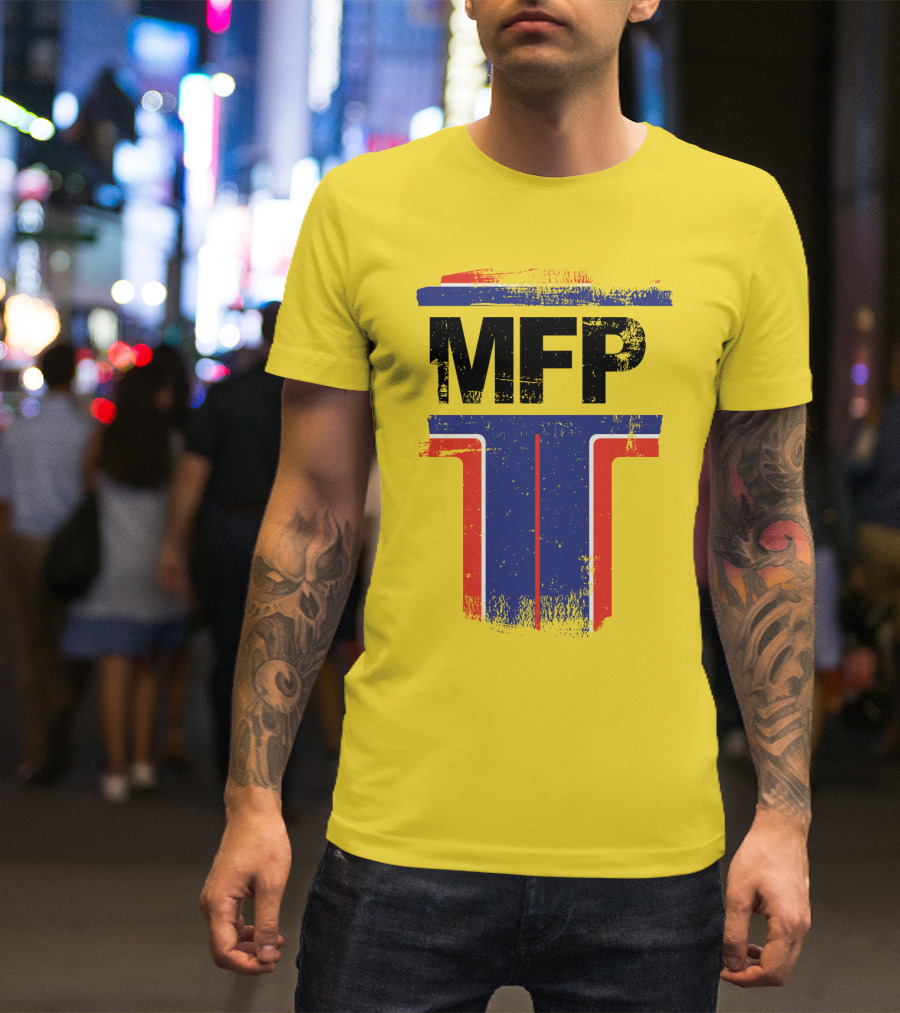 Mad Max MFP Main Force Patrol Vintage Logo Ao Vang T-Shirt