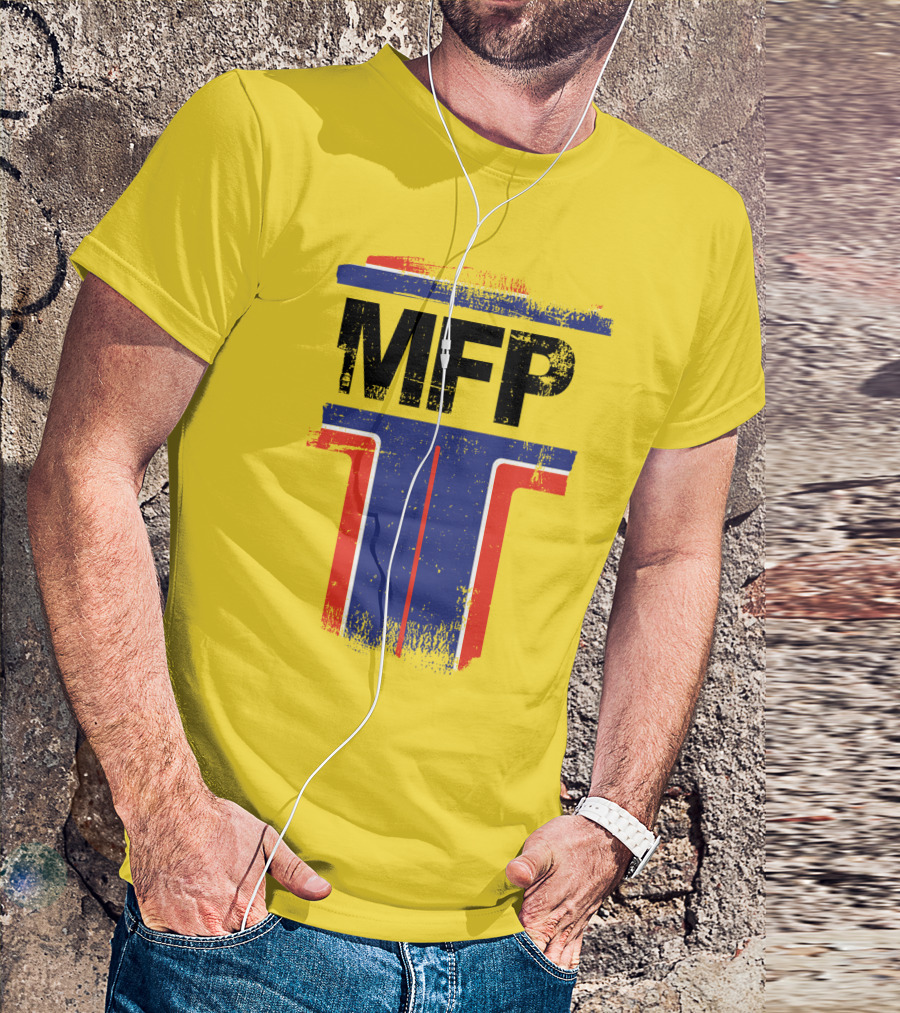 Mad Max MFP Main Force Patrol Vintage Logo Ao Vang T-Shirt